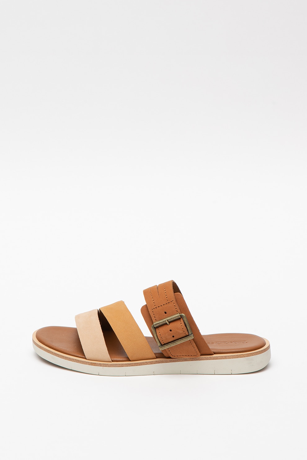 Timberland, Papuci de piele Adlyshore, Maro, 37.5