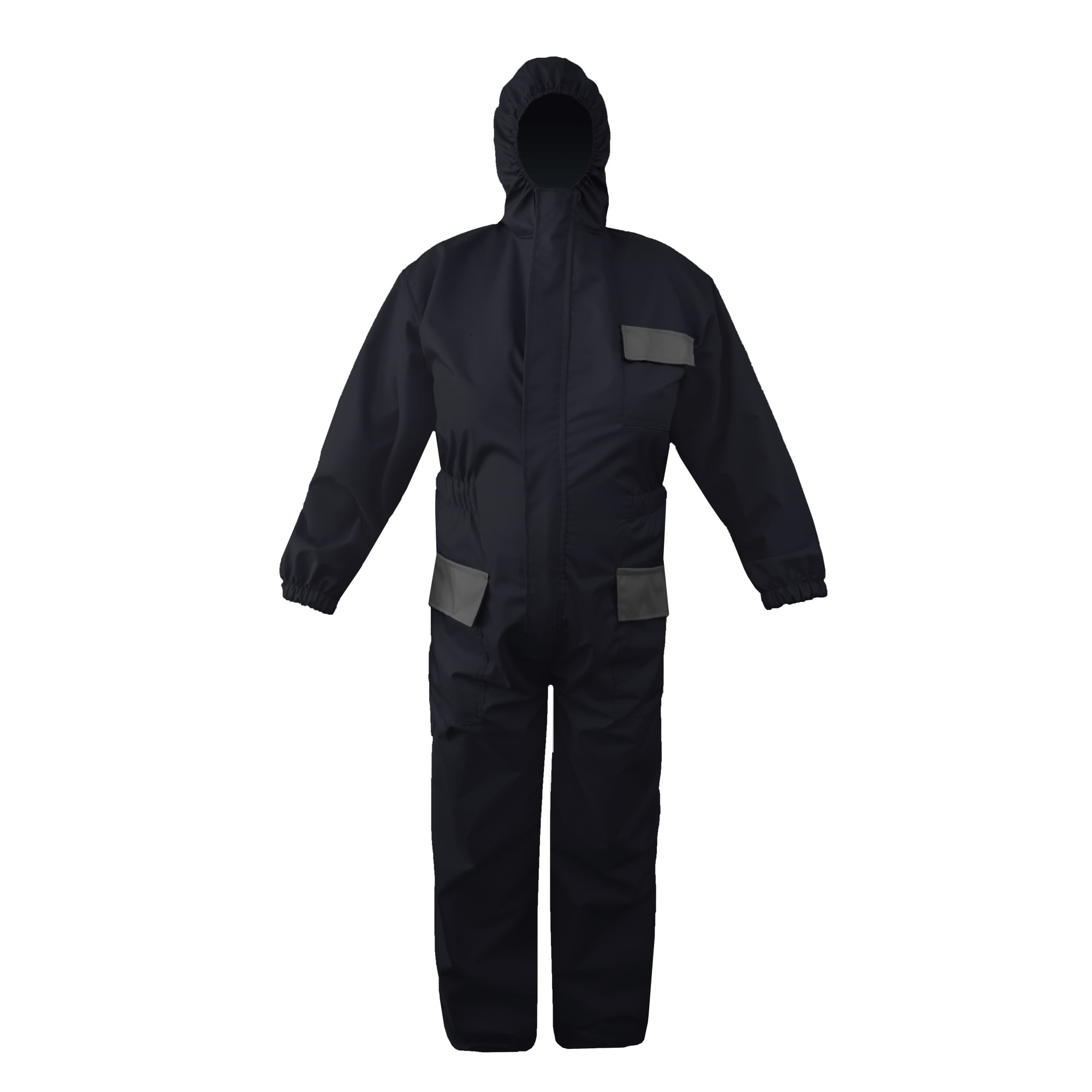 Combinezon Schwall impermeabil din fas peliculizat Negru-Gri 48 (M)