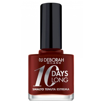 Lac de unghii Deborah Milano 10 Days Long 905 Dark Red Rose 11ml Lac de unghii Deborah Milano 10 Days Long 905 Dark Red Rose 11ml