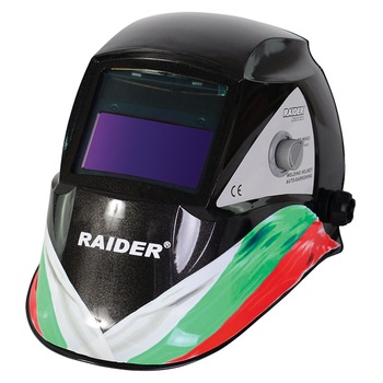 Masca de sudura cu cristale lichide DIN 9-13 Raider, material PP, 2 senzori Masca de sudura cu cristale lichide DIN 9-13 Raider, material PP, 2 senzori