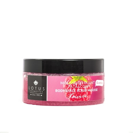 Mousse Exfoliant cu extract de Zmeura