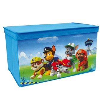 Cutie depozitare jucarii cu capac Paw Patrol Cutie depozitare jucarii cu capac Paw Patrol