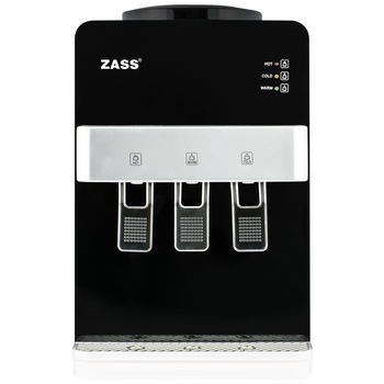Dozator apa de birou, Zass ZTWD 14C cu compresor, Putere incalzire 550W, putere racire 90W, functional cu bidoane de apa 11 l si 19 l, Negru Dozator apa de birou, Zass ZTWD 14C cu compresor, Putere incalzire 550W, putere racire 90W, functional cu bidoane de apa 11 l si 19 l, Negru
