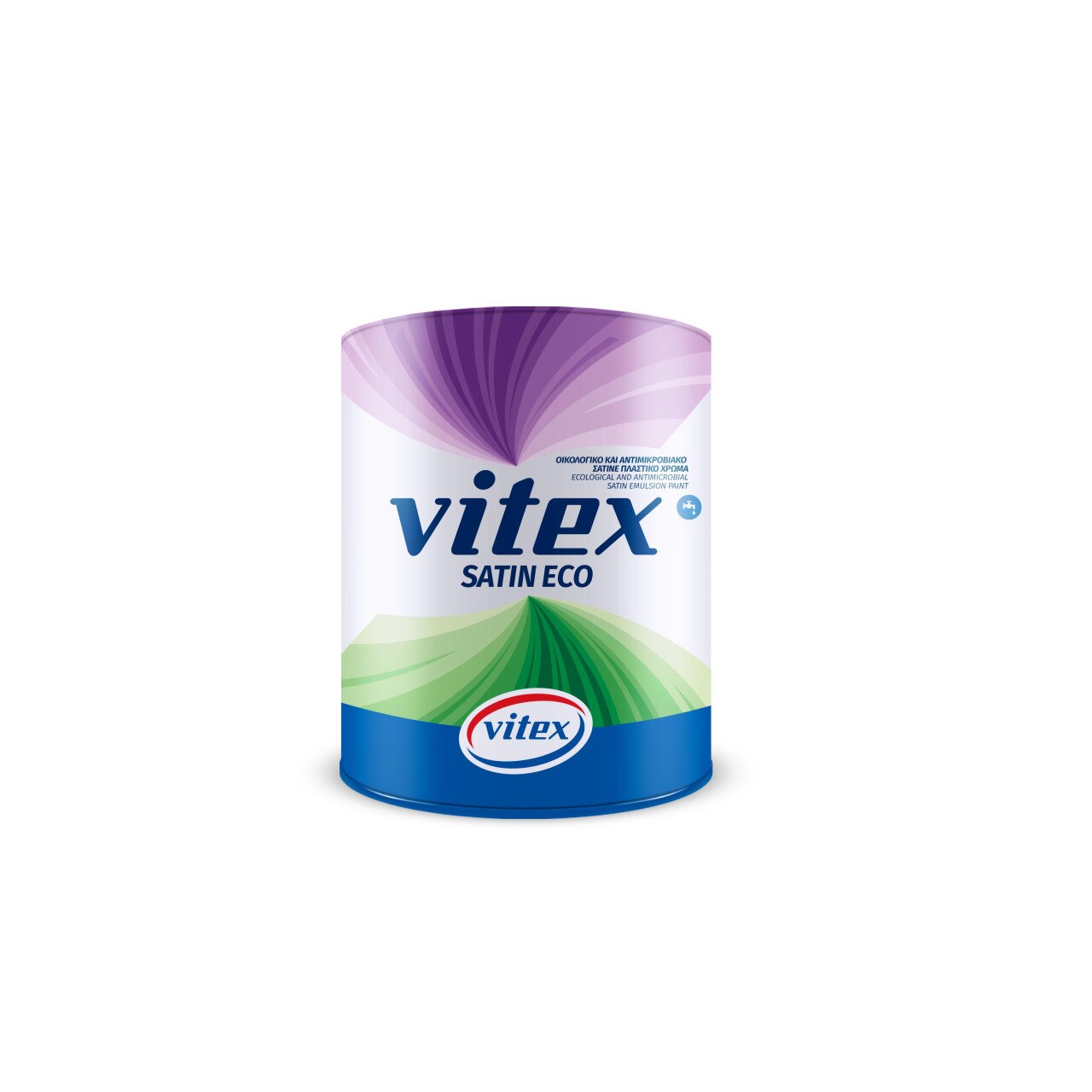 Vopsea lavabila cu proprietati antimicrobiene si finisaj satinat, Vitex Satin Eco, alb, 3l