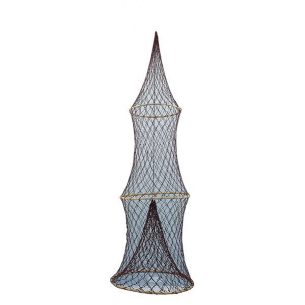 Plasa pescareasca decorativa Sea Club, 3 inele, maro, L 100cm