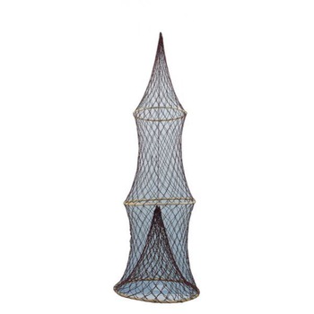 Plasa pescareasca decorativa Sea Club, 3 inele, maro, L 100cm Plasa pescareasca decorativa Sea Club, 3 inele, maro, L 100cm