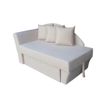 Canapea pat 1 persoana Camelia, Mobila Domnel, Extensibil si lada de depozitare, 150 x 80 cm, Lisa 2, DR Canapea pat 1 persoana Camelia, Mobila Domnel, Extensibil si lada de depozitare, 150 x 80 cm, Lisa 2, DR