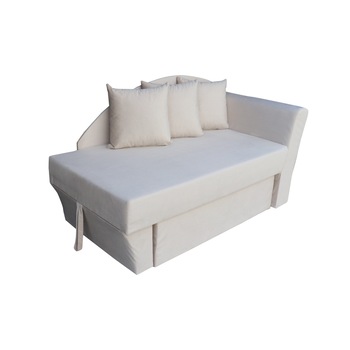 Canapea pat 1 persoana Camelia, Mobila Domnel, Extensibil si lada de depozitare, 150 x 80 cm, Lisa 2, STG Canapea pat 1 persoana Camelia, Mobila Domnel, Extensibil si lada de depozitare, 150 x 80 cm, Lisa 2, STG