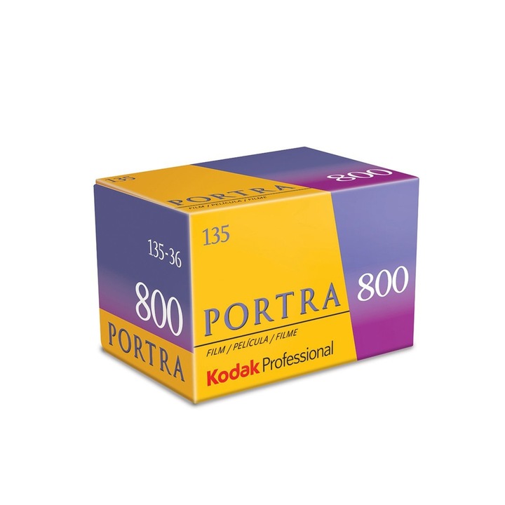 Film profesional color Kodak Portra, ISO 800, 135-36