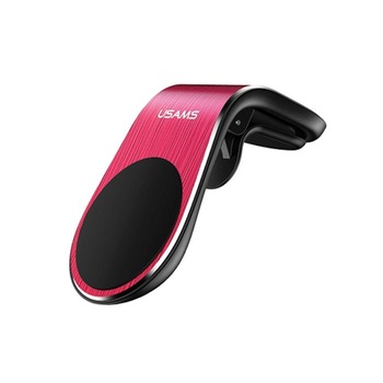 Suport Auto Magnetic USAMS ZJ-Series, Ultra-Compact, Montaj pe grila de ventilatie, Rosu Suport Auto Magnetic USAMS ZJ-Series, Ultra-Compact, Montaj pe grila de ventilatie, Rosu