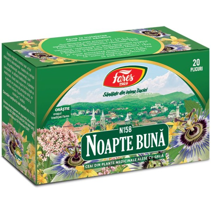 Ceai Noapte buna, Fares, 20 pliculete