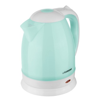 Fierbator electric Aurora AU3018 , 1750W, 1,8 L, rotire 360', Oprire automata, Albastru azuriu Fierbator electric Aurora AU3018 , 1750W, 1,8 L, rotire 360', Oprire automata, Albastru azuriu