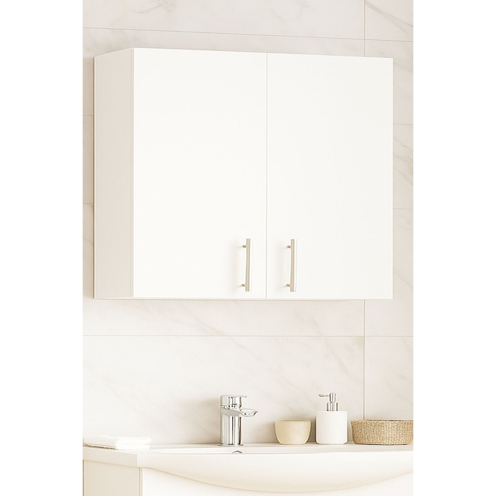 Dulap Verona, 80x68x22 cm, alb