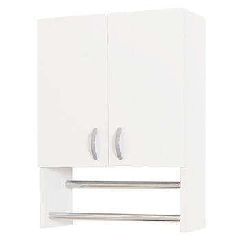 Dulap baie Badenmob Bella 18024, cu 2 usi, PAL, 40x21.5x68 cm, Alb Dulap baie Badenmob Bella 18024, cu 2 usi, PAL, 40x21.5x68 cm, Alb