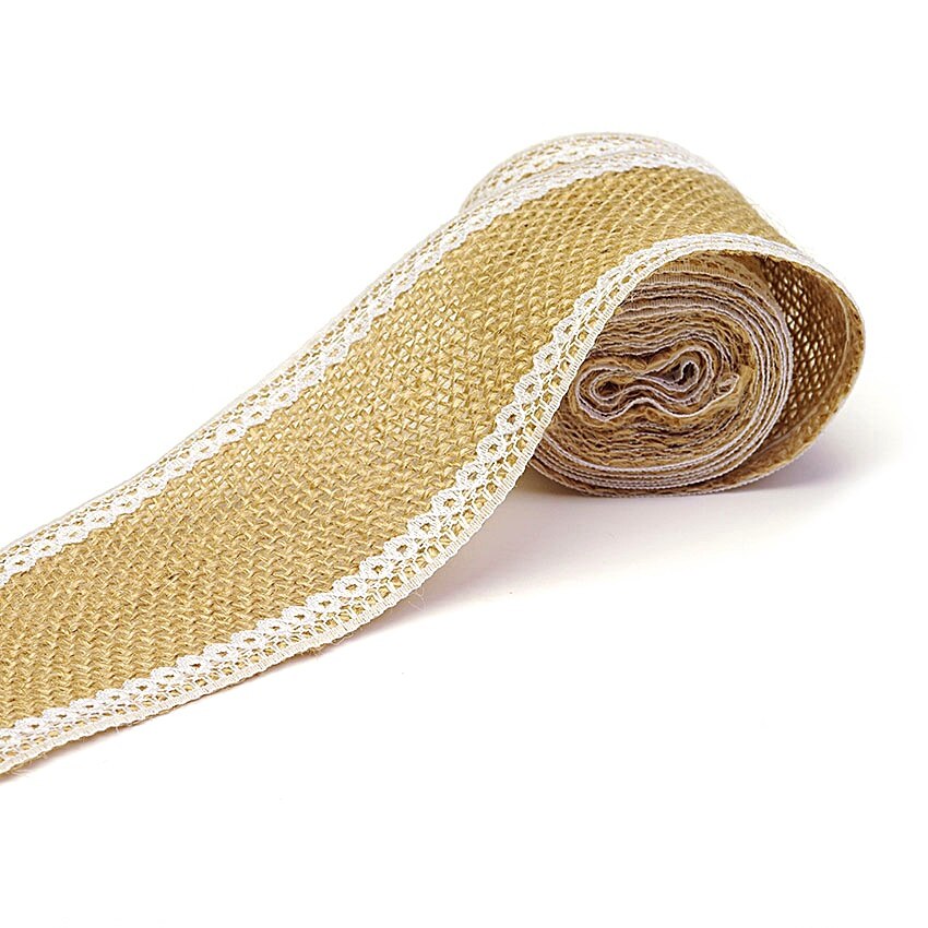 Rola de iuta cu dantela 