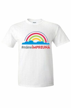 Tricou Barbati, Maine Impreuna, Alb, Alb Tricou Barbati, Maine Impreuna, Alb, Alb