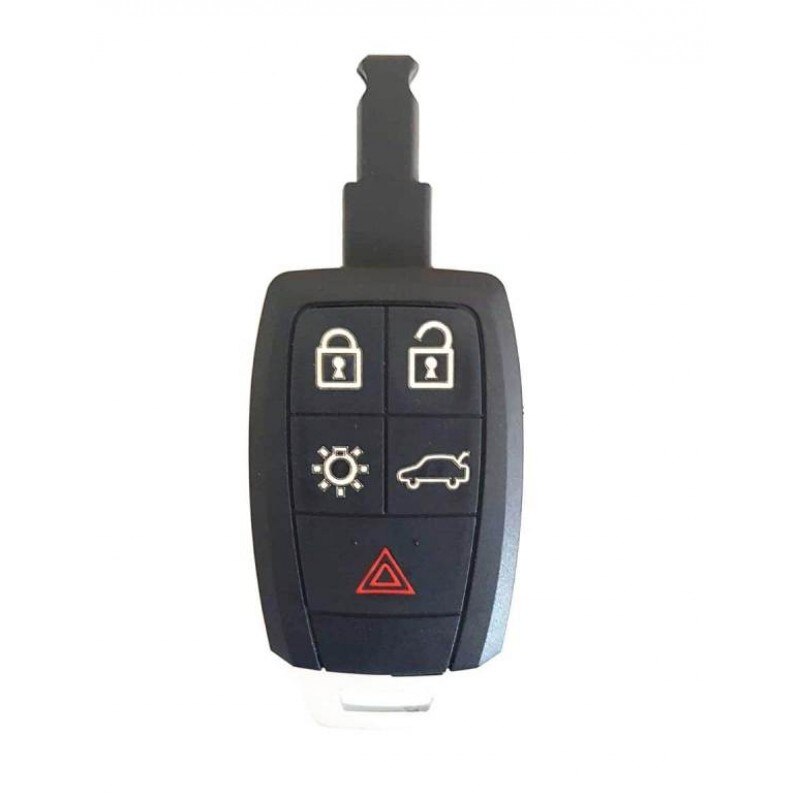 Carcasa cheie Smartkey, 5 butoane, compatibil Volvo, negru