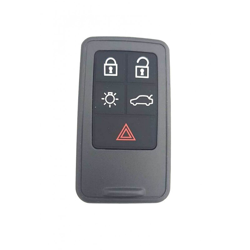 Carcasa cheie Smartkey compatibil Volvo, 5 butoane, fara lamela negru