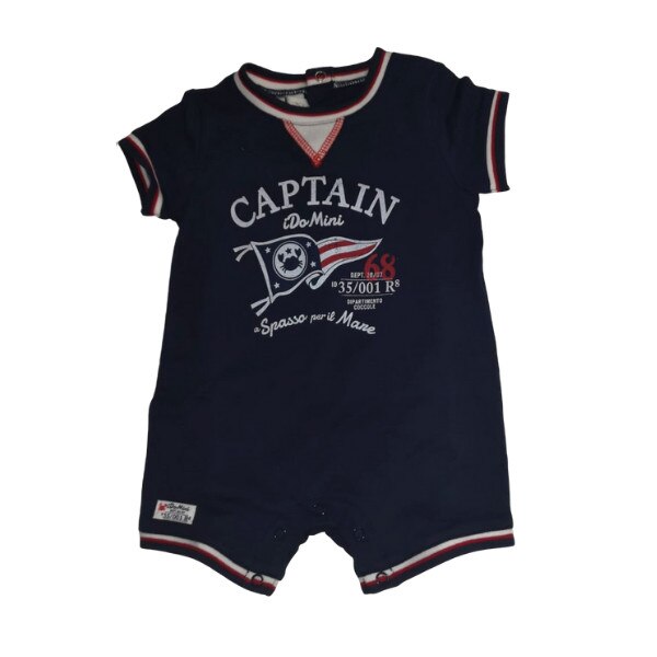 Salopeta baieti iDO, 1 luna, bleumarin, Captain