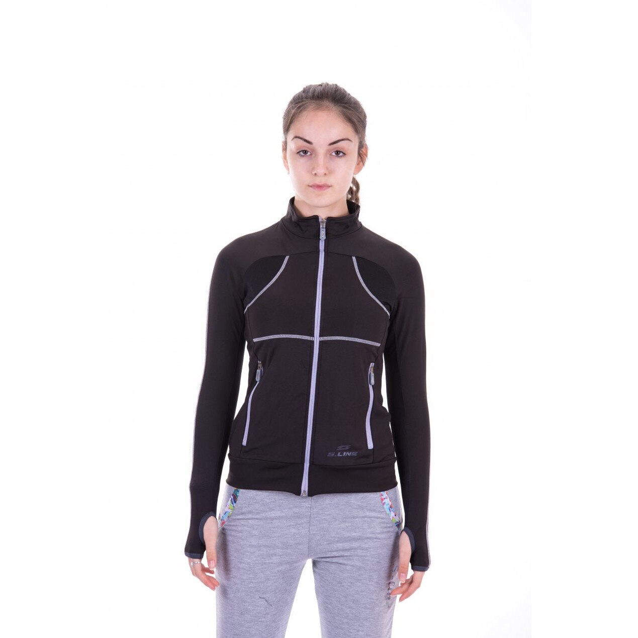 Bluza S-LINE ELEMENT GYM Pentru Femei, Negru