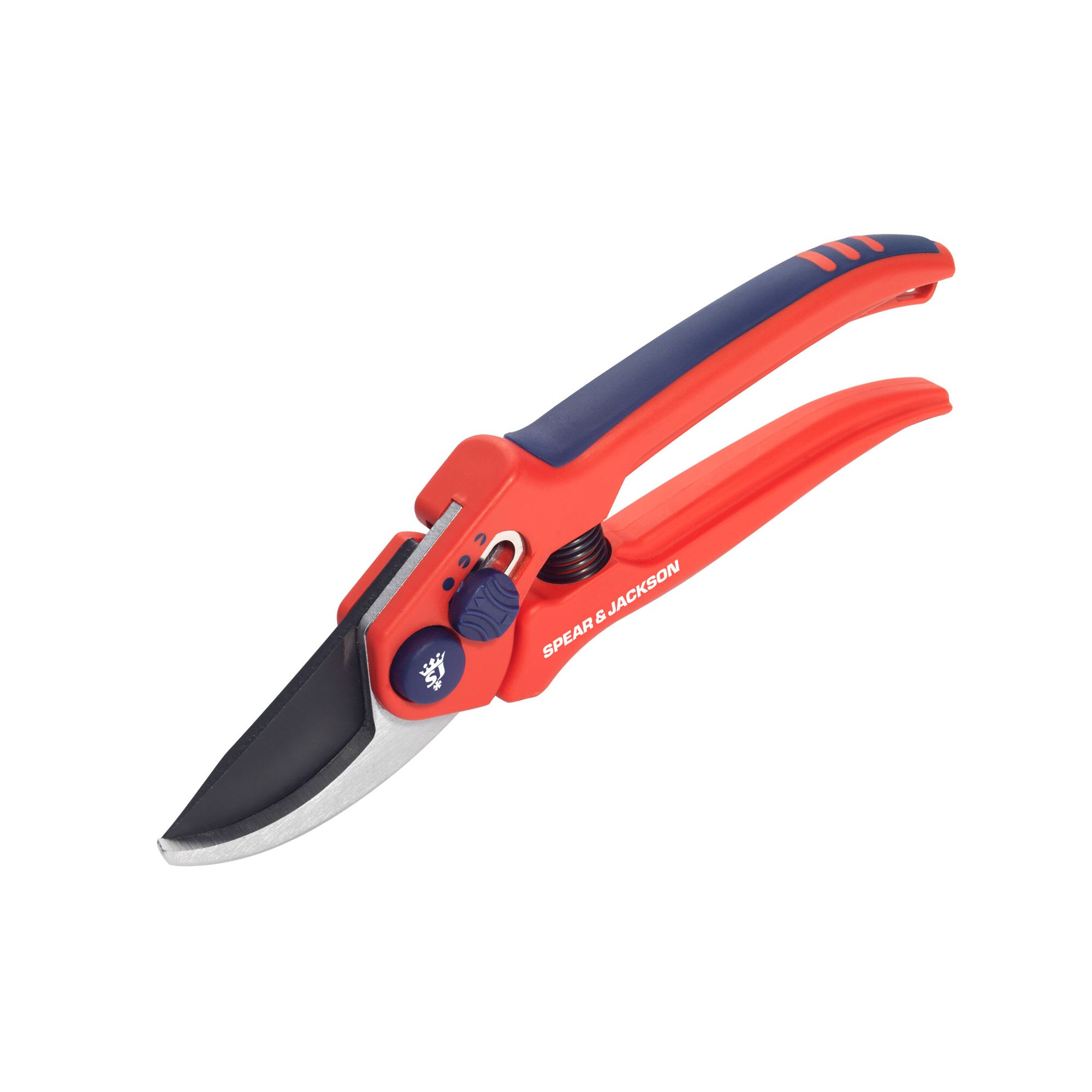 Foarfeca medie gradina tip bypass, ajustabila cu lama otel SK5 cu teflon, Spear & Jackson Razorsharp Advantage