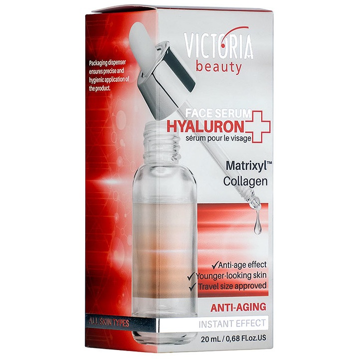 Серум с мигновен ефект против стареене Hyaluron Matrixyl и Collagen 20 ml