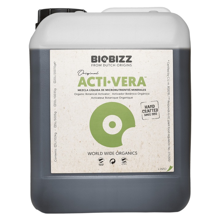 Fertilizator Biobizz Acti Vera, 5l