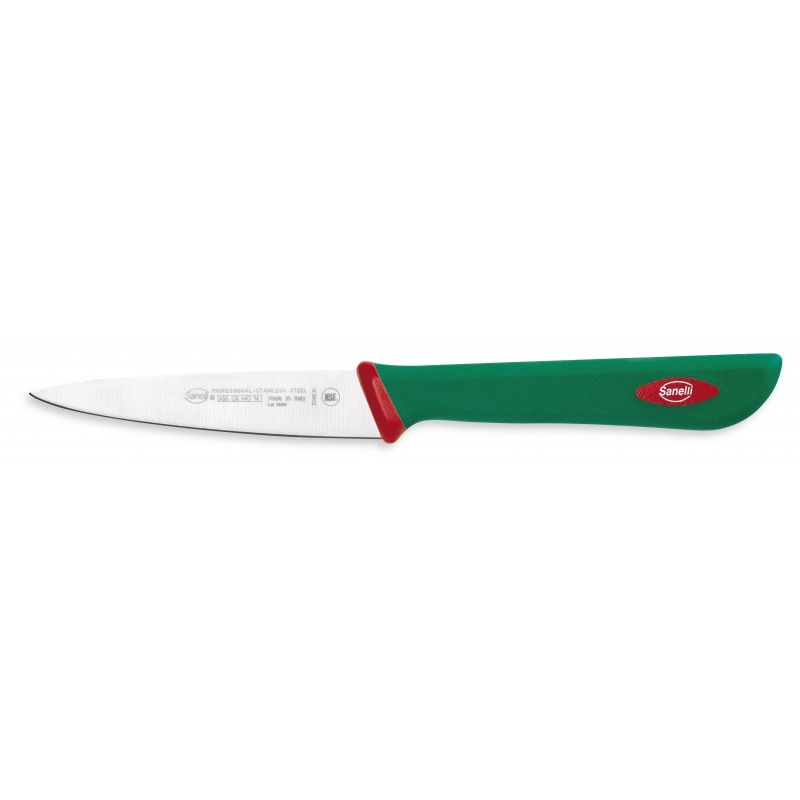Cutit prelucrare legume/fructe, maner ergonomic antiderapant, linia Sanelli Premana, 10 cm