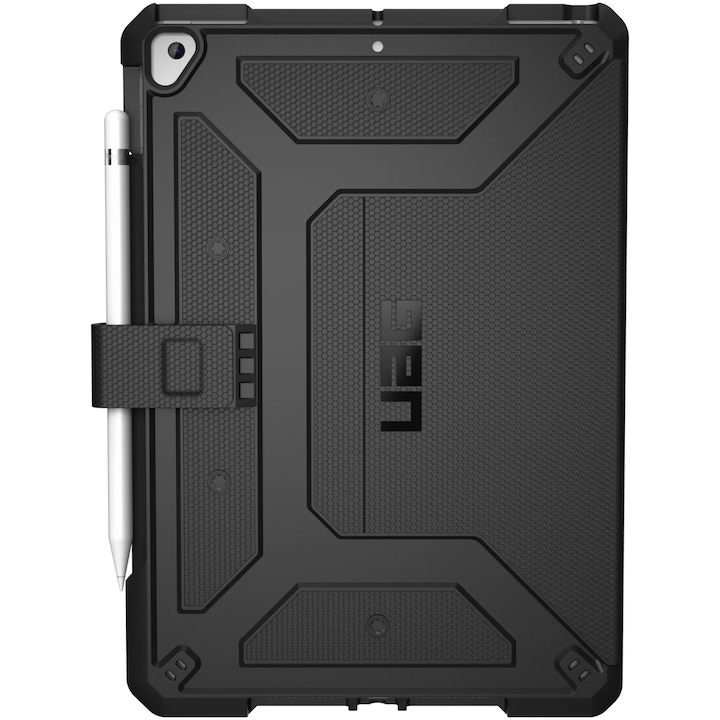 Калъф UAG Book Metropolis Series за Apple iPad 7 10.2 inch, Military drop tested, Black