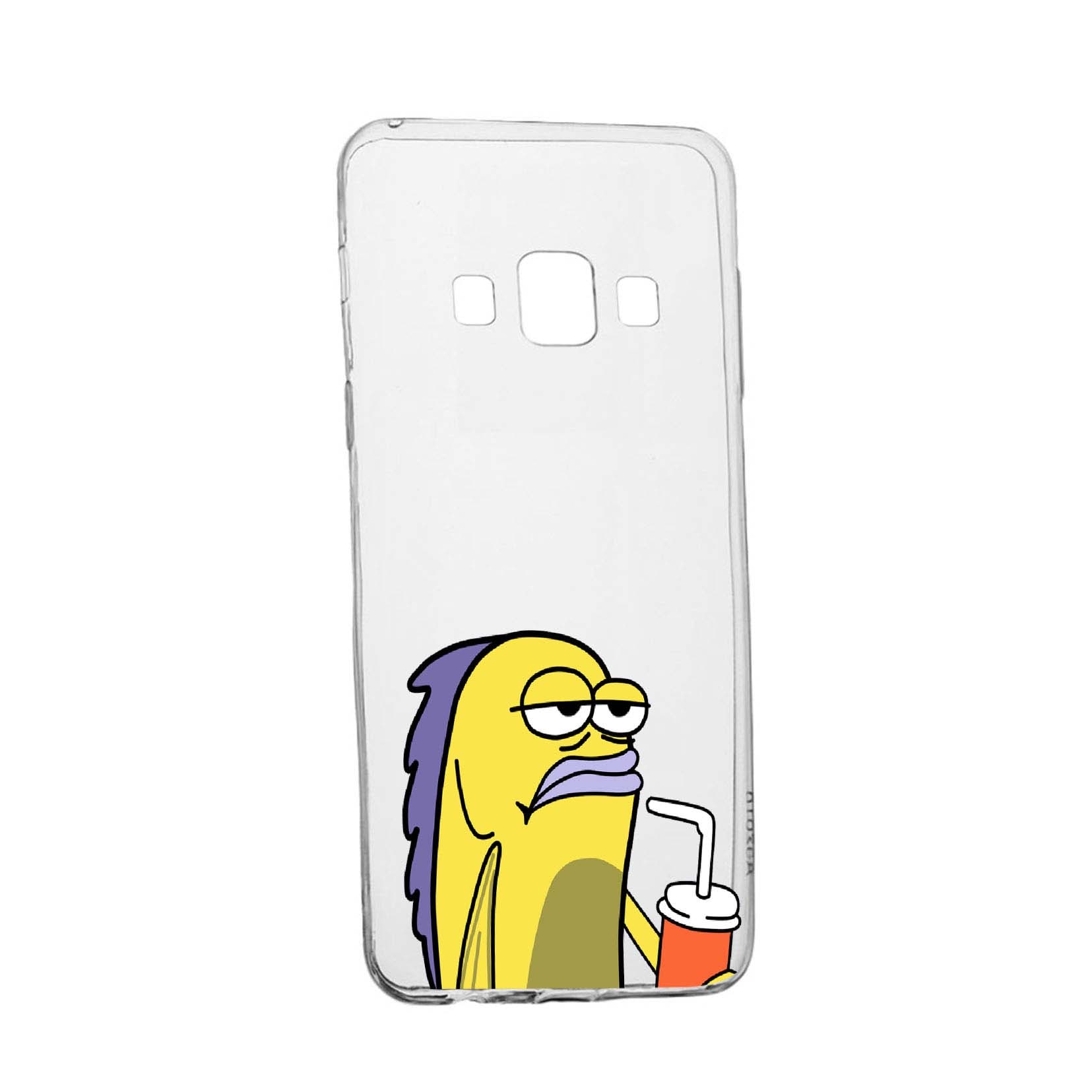 Husa Meme, pentru Samsung Galaxy A3, rezistenta la uzura, anti-alunecare, din silicon Premium, 652