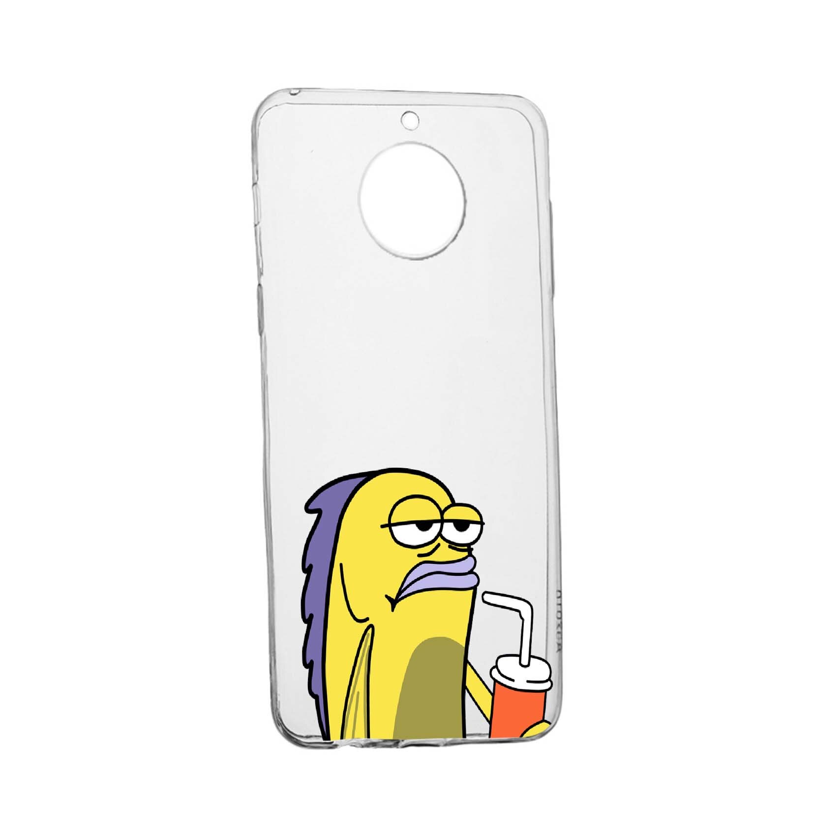 Husa Meme, pentru Motorola Moto E5 Plus, rezistenta la uzura, anti-alunecare, din silicon Premium, 652