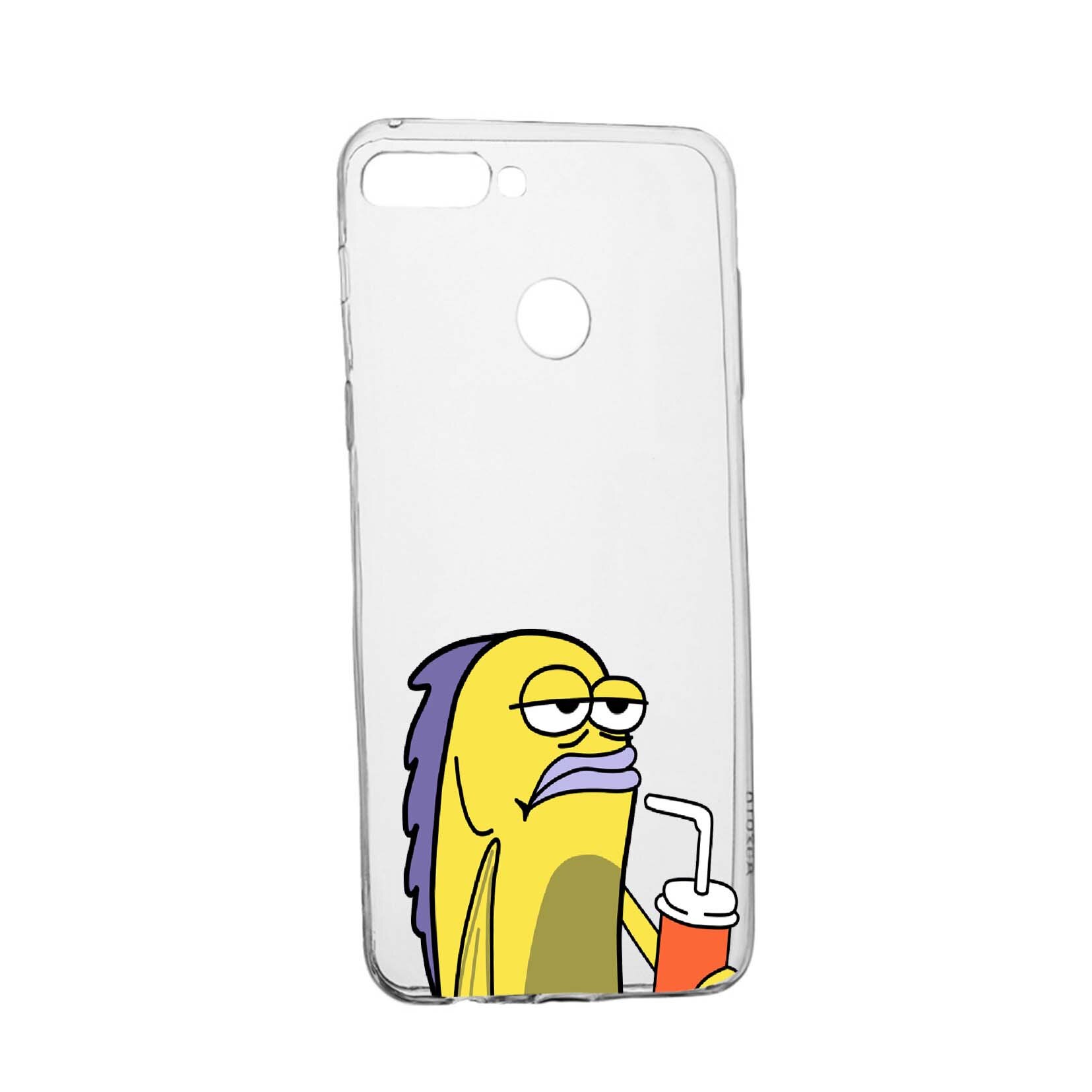 Husa Meme, pentru Oppo A7/ AX7, rezistenta la uzura, anti-alunecare, din silicon Premium, 652