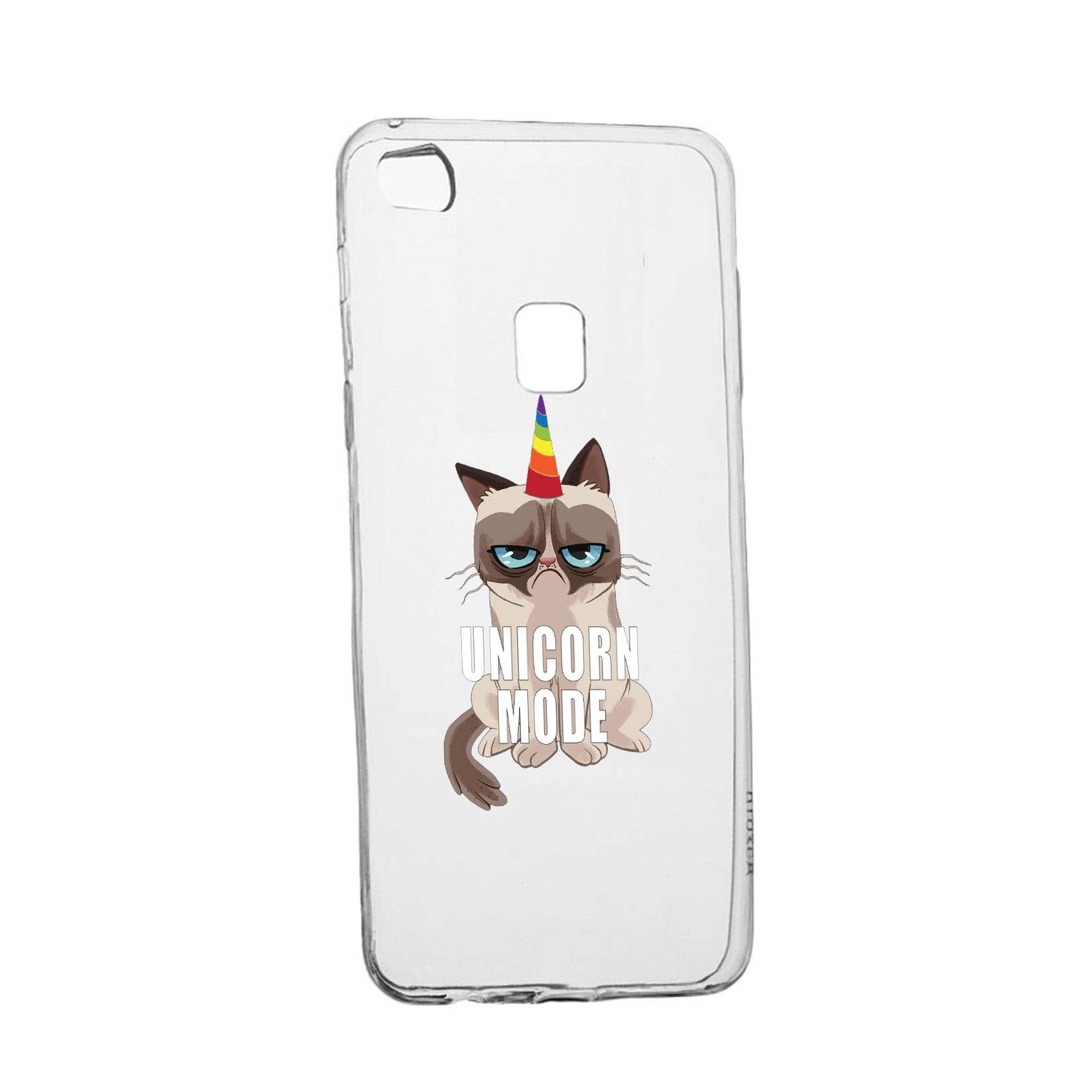 Husa Meme - Gumpy Unicorn Mode, pentru Huawei Honor 8X/ View 10 Lite, rezistenta la uzura, anti-alunecare, din silicon Premium, 654