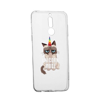 Husa Meme - Gumpy Unicorn Mode, pentru LG K40 / K12 Plus, rezistenta la uzura, anti-alunecare, din silicon Premium, 654 Husa Meme - Gumpy Unicorn Mode, pentru LG K40 / K12 Plus, rezistenta la uzura, anti-alunecare, din silicon Premium, 654
