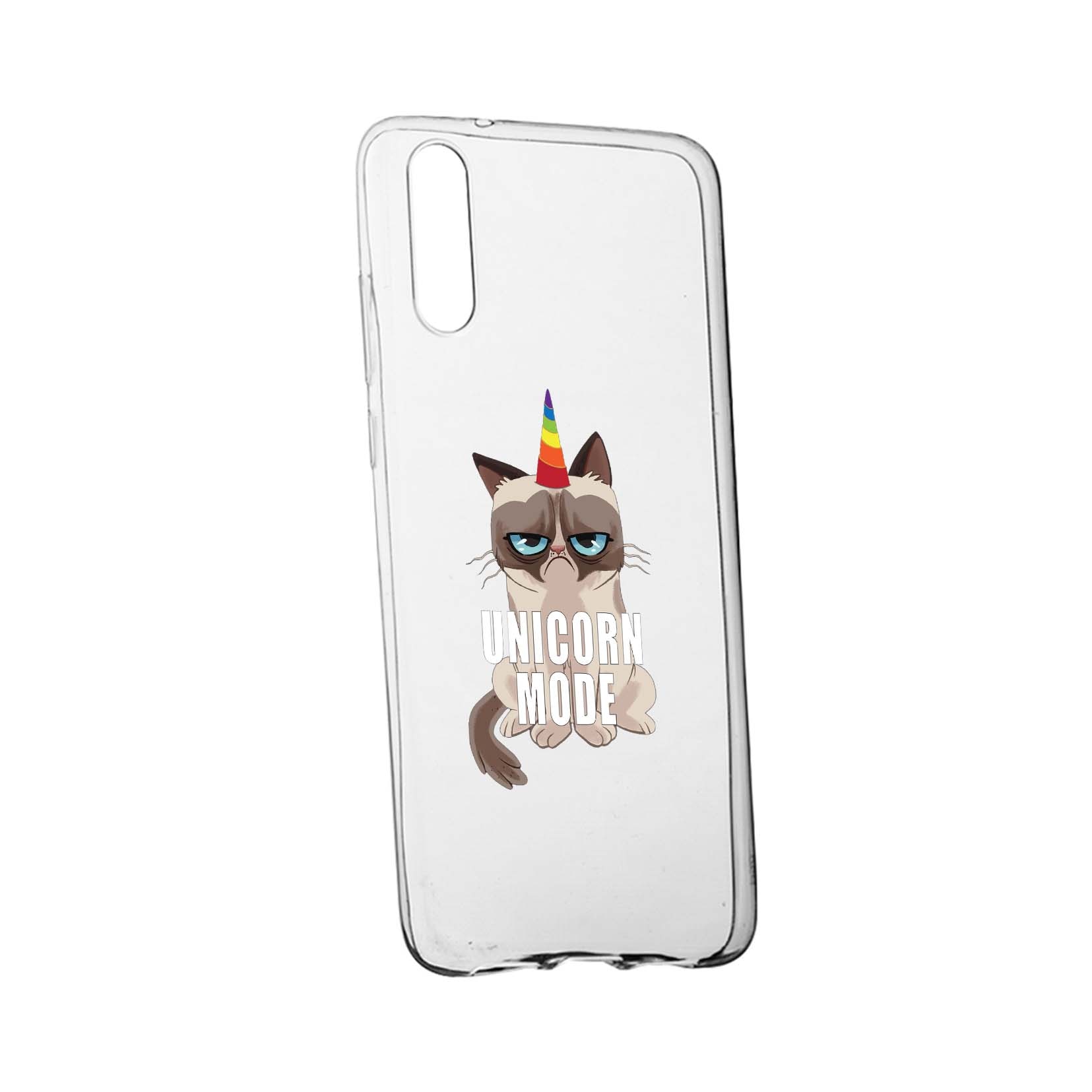 Husa Meme - Gumpy Unicorn Mode, pentru Samsung Galaxy A2 Core, rezistenta la uzura, anti-alunecare, din silicon Premium, 654