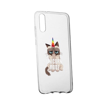 Husa Meme - Gumpy Unicorn Mode, pentru Samsung Galaxy M10, rezistenta la uzura, anti-alunecare, din silicon Premium, 654 Husa Meme - Gumpy Unicorn Mode, pentru Samsung Galaxy M10, rezistenta la uzura, anti-alunecare, din silicon Premium, 654