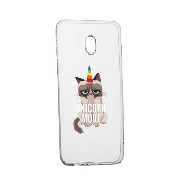 Husa Meme - Gumpy Unicorn Mode, pentru Samsung Galaxy J3 2017, rezistenta la uzura, anti-alunecare, din silicon Premium, 654 Husa Meme - Gumpy Unicorn Mode, pentru Samsung Galaxy J3 2017, rezistenta la uzura, anti-alunecare, din silicon Premium, 654