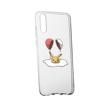 Husa Meme, pentru Huawei P20, rezistenta la uzura, anti-alunecare, din silicon Premium, 656 Husa Meme, pentru Huawei P20, rezistenta la uzura, anti-alunecare, din silicon Premium, 656