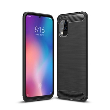 Carcasa TECH-PROTECT TPUCARBON Xiaomi Mi 10 Lite Black Carcasa TECH-PROTECT TPUCARBON Xiaomi Mi 10 Lite Black