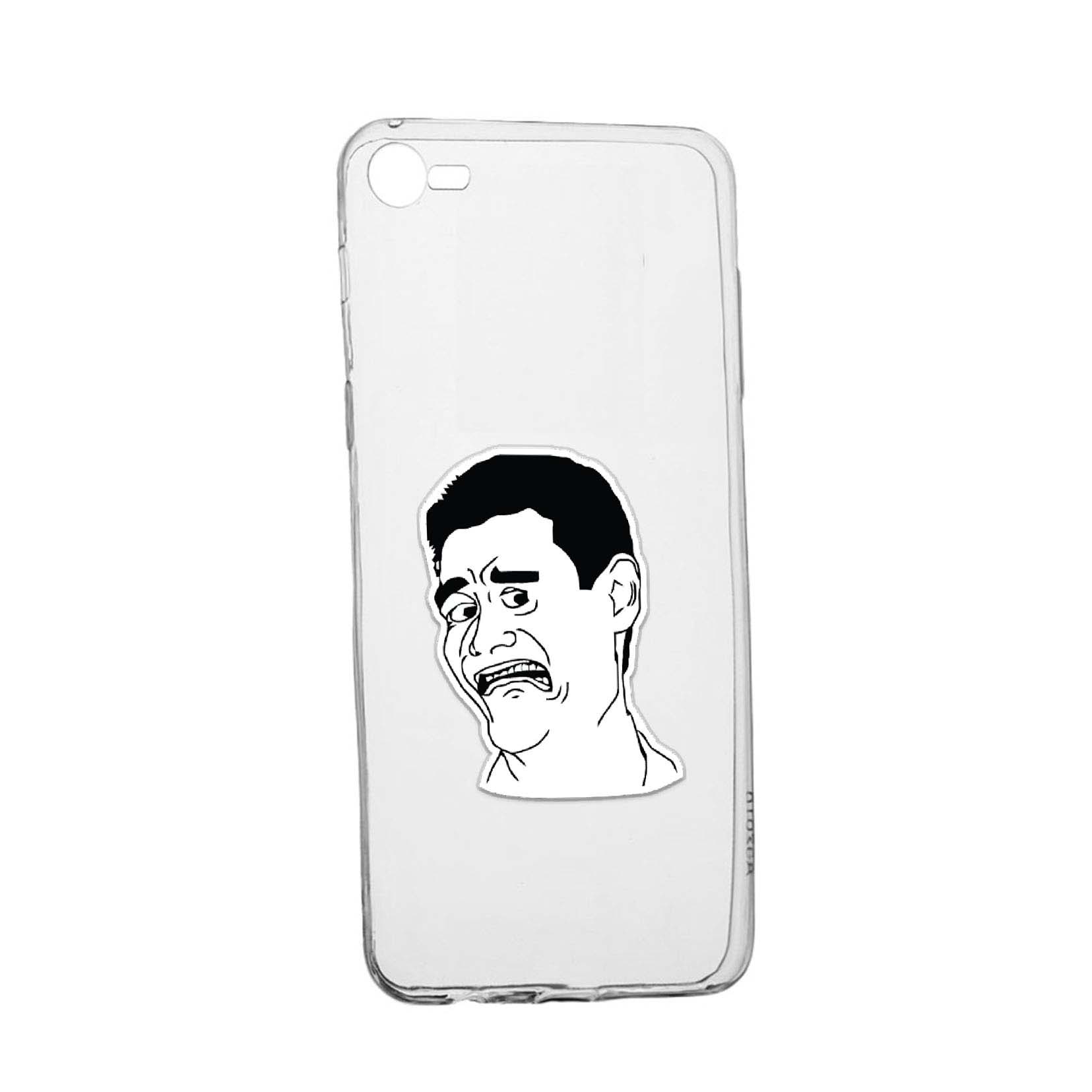 Husa Meme - Harold, pentru HTC Desire 12, rezistenta la uzura, anti-alunecare, din silicon Premium, 660