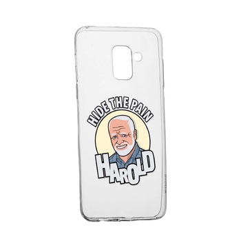 Husa Meme - Harold, pentru Samsung Galaxy J6 2018, rezistenta la uzura, anti-alunecare, din silicon Premium, 662 Husa Meme - Harold, pentru Samsung Galaxy J6 2018, rezistenta la uzura, anti-alunecare, din silicon Premium, 662