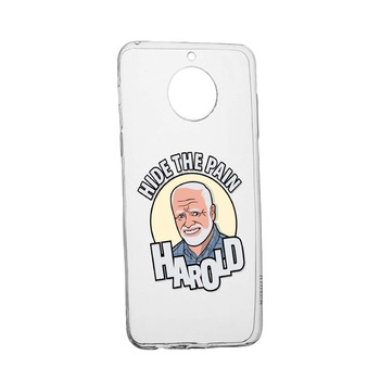 Husa Meme - Harold, pentru Motorola MOTO G6 PLUS, rezistenta la uzura, anti-alunecare, din silicon Premium, 662 Husa Meme - Harold, pentru Motorola MOTO G6 PLUS, rezistenta la uzura, anti-alunecare, din silicon Premium, 662