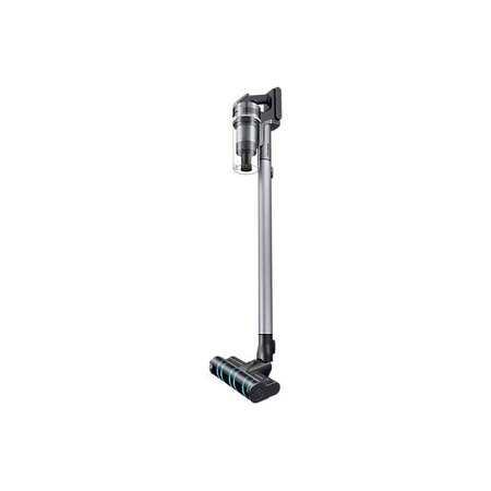 Aspirator vertical Samsung Jet 75 Premium VS20T7538T5/GE, 0.8l, Multi Cyclone, 550W, 21.9V, Baterie Li-Ion, Afisaj LED, Sistem filtrare 99.999%, Perie parchet/gresie, Perie mop, Mini perie Pet, Motor Digital Inverter, Autonomie 60 min