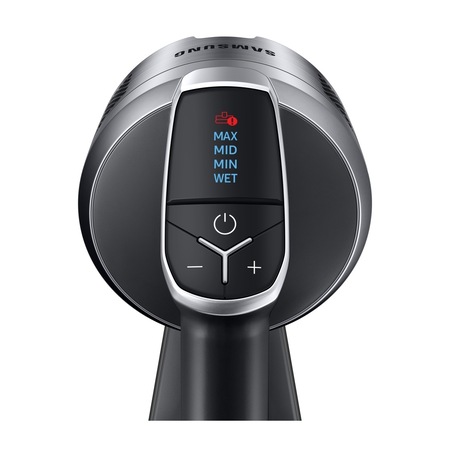 Aspirator vertical Samsung Jet 75 Premium VS20T7538T5/GE, 0.8l, Multi Cyclone, 550W, 21.9V, Baterie Li-Ion, Afisaj LED, Sistem filtrare 99.999%, Perie parchet/gresie, Perie mop, Mini perie Pet, Motor Digital Inverter, Autonomie 60 min