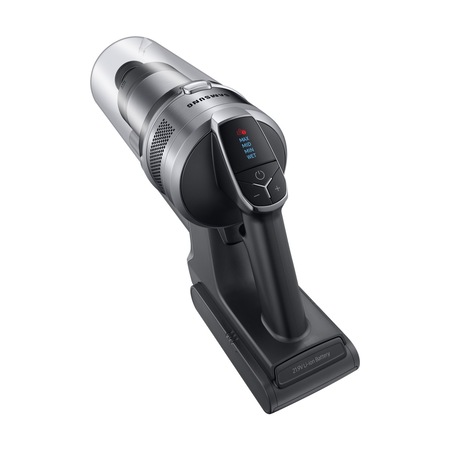 Aspirator vertical Samsung Jet 75 Premium VS20T7538T5/GE, 0.8l, Multi Cyclone, 550W, 21.9V, Baterie Li-Ion, Afisaj LED, Sistem filtrare 99.999%, Perie parchet/gresie, Perie mop, Mini perie Pet, Motor Digital Inverter, Autonomie 60 min