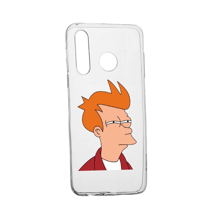 Husa Meme, pentru Samsung Galaxy A40, rezistenta la uzura, anti-alunecare, din silicon Premium, 663