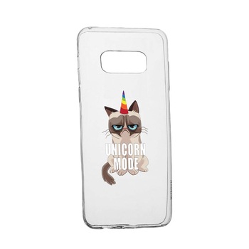 Husa Meme - Gumpy Unicorn Mode, pentru Samsung Galaxy S8 Plus, rezistenta la uzura, anti-alunecare, din silicon Premium, 654 Husa Meme - Gumpy Unicorn Mode, pentru Samsung Galaxy S8 Plus, rezistenta la uzura, anti-alunecare, din silicon Premium, 654