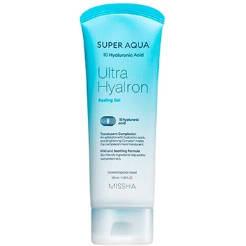 Gel exfoliant calmant complex Missha Super Aqua cu acid Hialuronic, 100 ml Gel exfoliant calmant complex Missha Super Aqua cu acid Hialuronic, 100 ml