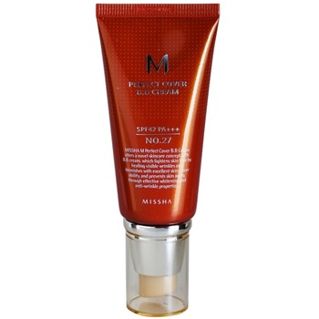 Crema BB cu protectie UV ridicata SPF42/PA+++ (No.27/Honey Beige) MISSHA , 50ml Crema BB cu protectie UV ridicata SPF42/PA+++ (No.27/Honey Beige) MISSHA , 50ml