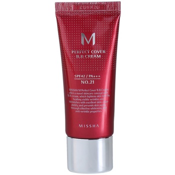 BB cu protectie UV ridicata SPF42/PA+++ (No.21/Light Beige) MISSHA, 20ml BB cu protectie UV ridicata SPF42/PA+++ (No.21/Light Beige) MISSHA, 20ml